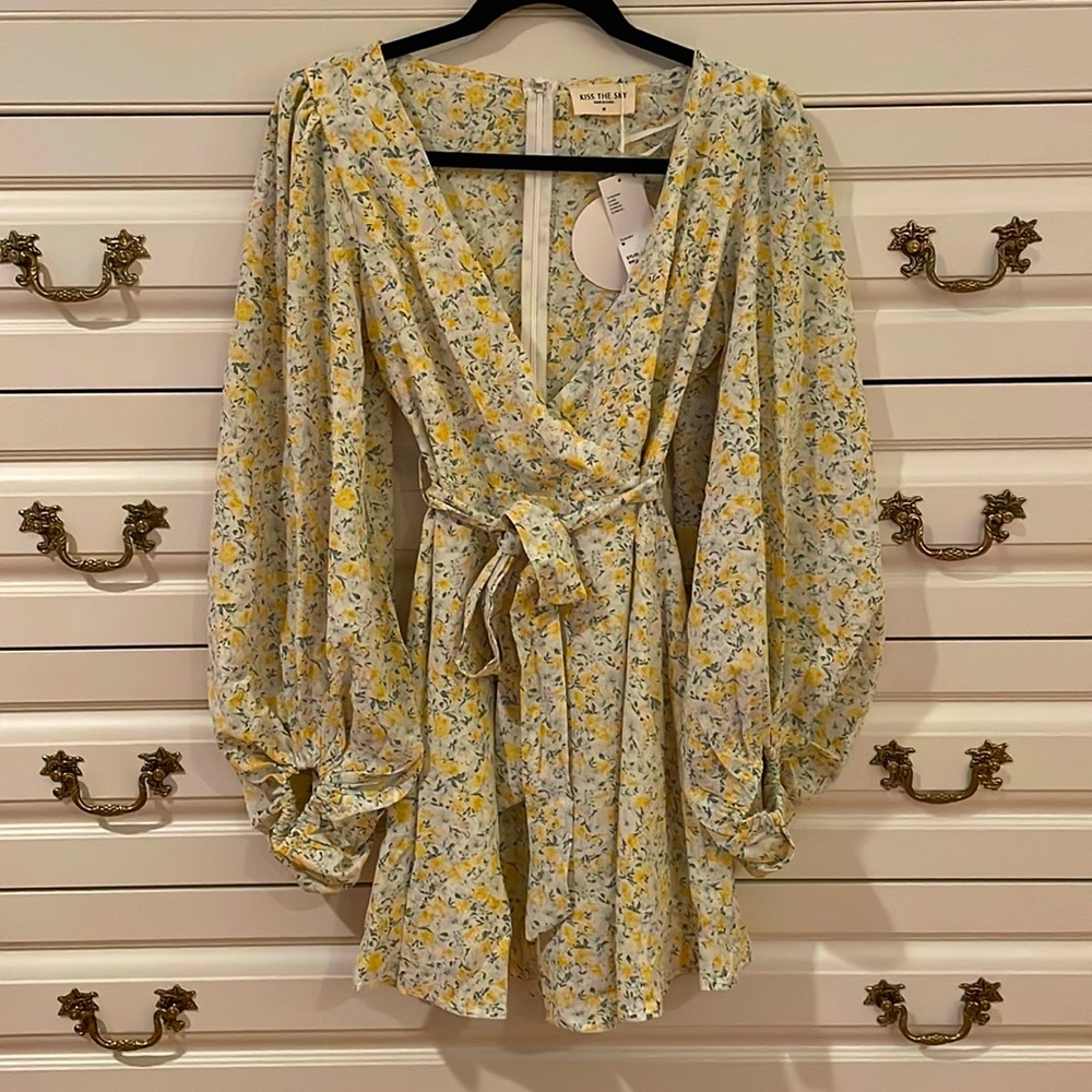 NWT kiss the sky faux wrap dress urban outfitters-beautiful faux wrap mini dress